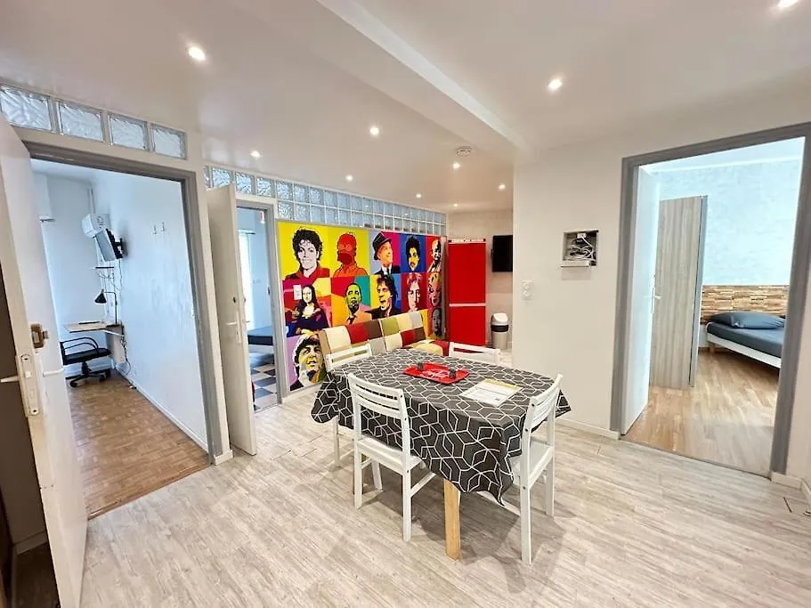 Appartement Avec 4 Chambres Doubles - Proche De La Mer, Des Transports Et De La Promenade Des Anglais Nice