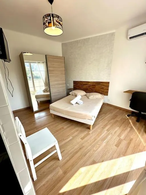 Appartement Avec 4 Chambres Doubles - Proche De La Mer, Des Transports Et De La Promenade Des Anglais Nice 0*,  Francie