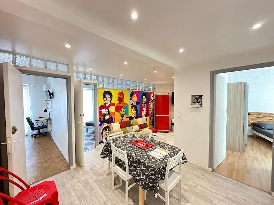 Apartmán Appartement Avec 4 Chambres Doubles - Proche De La Mer, Des Transports Et De La Promenade Des Anglais Nice Francie